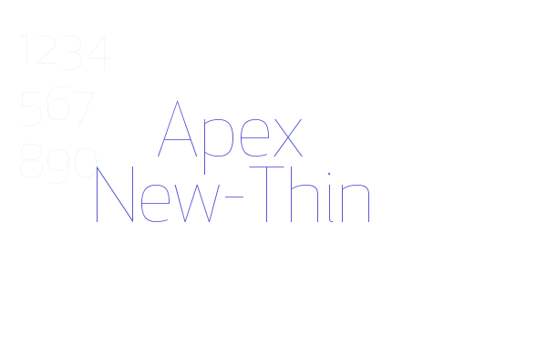 Apex New-Thin font download