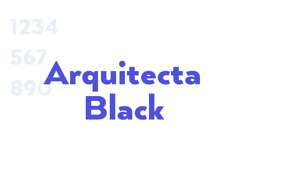 Arquitecta Black font