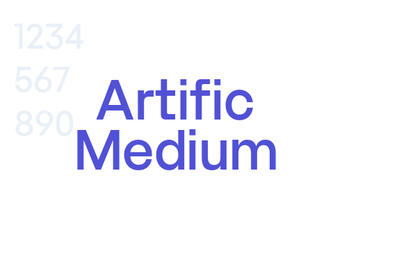 Artific Medium font download