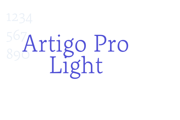 Artigo Pro Light font download