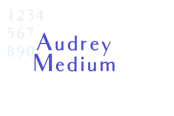 Audrey Medium font download