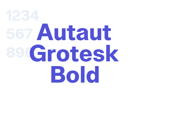 Autaut Grotesk Bold font download