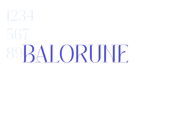 BALORUNE font download