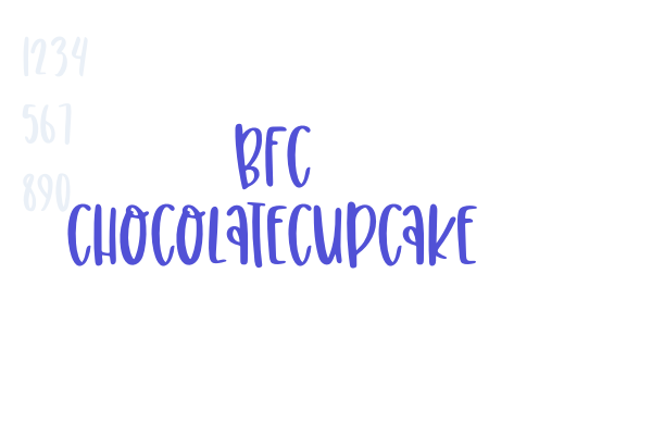 BFC ChocolateCupcake font download