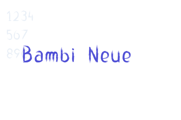 Bambi Neue font download