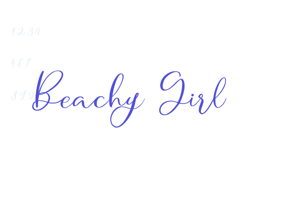 Beachy Girl font download