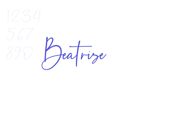 Beatrise font download