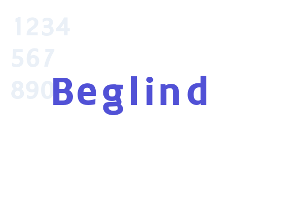 Beglind font download