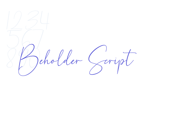 Beholder Script font download