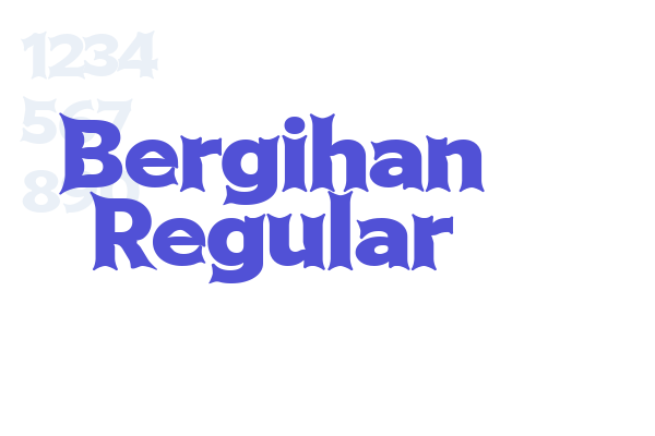 Bergihan Regular font download