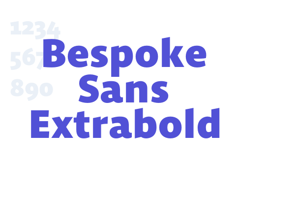 Bespoke Sans Extrabold font download