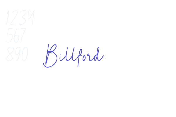 Billford font download