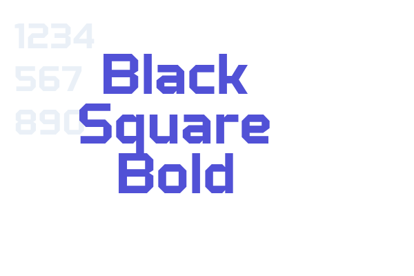 Black Square Bold font download