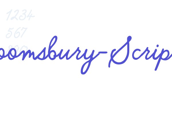 Bloomsbury-Script font download