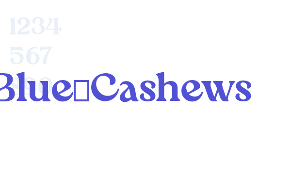 Blue_Cashews font download