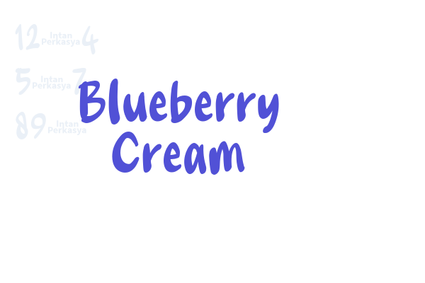 Blueberry Cream font download