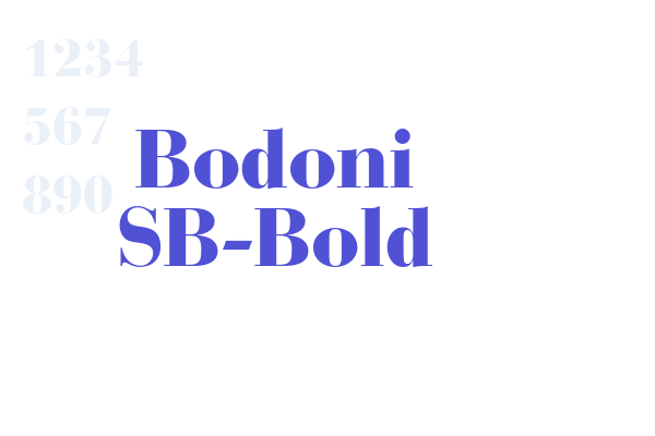 Bodoni SB-Bold font download