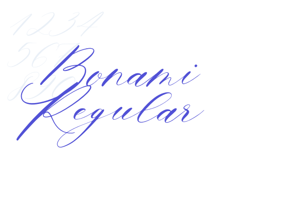 Bonami Regular font download