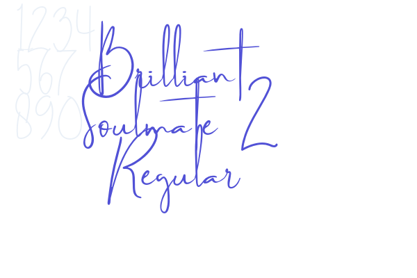 Brilliant Soulmate 2 Regular font download