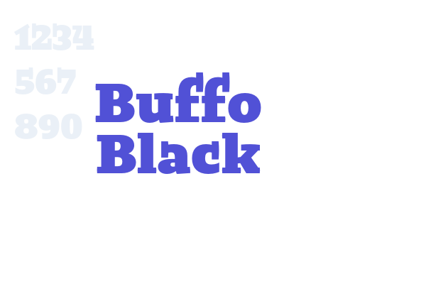 Buffo Black font download