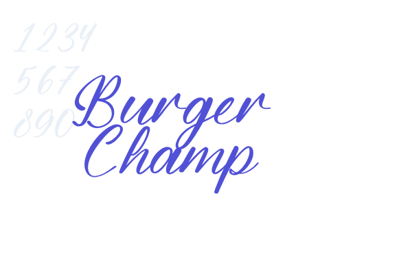 Burger Champ font download