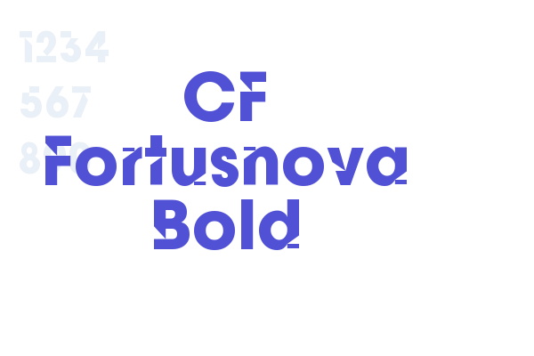 CF Fortusnova Bold font download