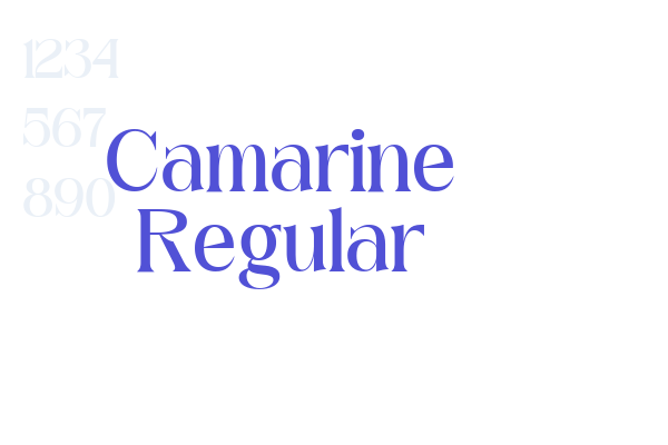 Camarine Regular font download