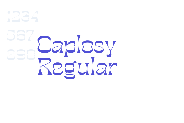 Caplosy Regular font download