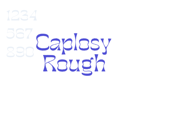 Caplosy Rough font download