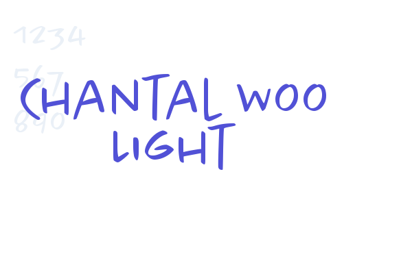 Chantal W00 Light font download