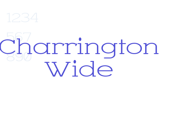 Charrington Wide font download