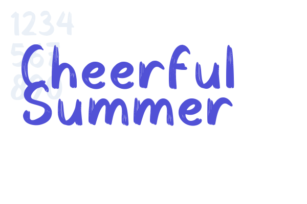 Cheerful Summer font download