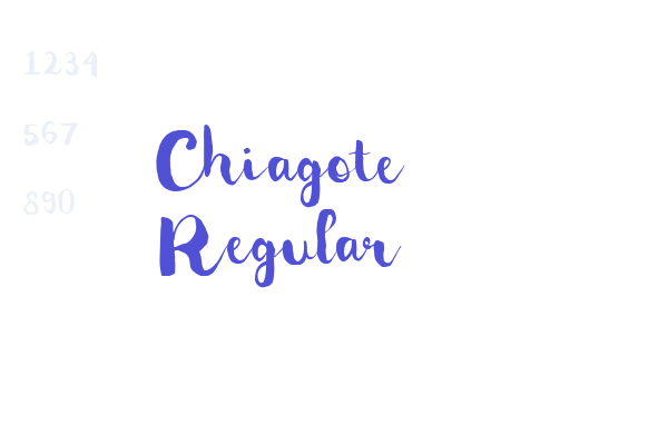 Chiagote Regular font download