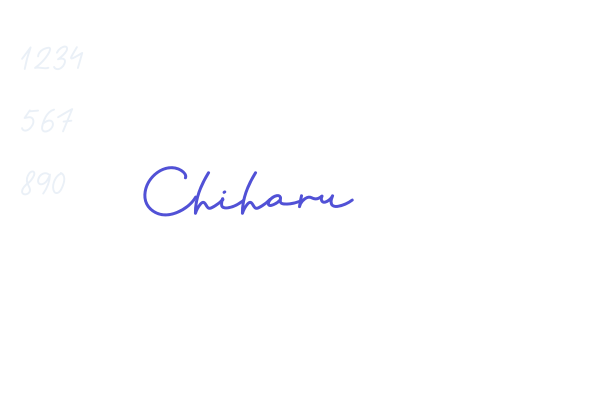 Chiharu font download