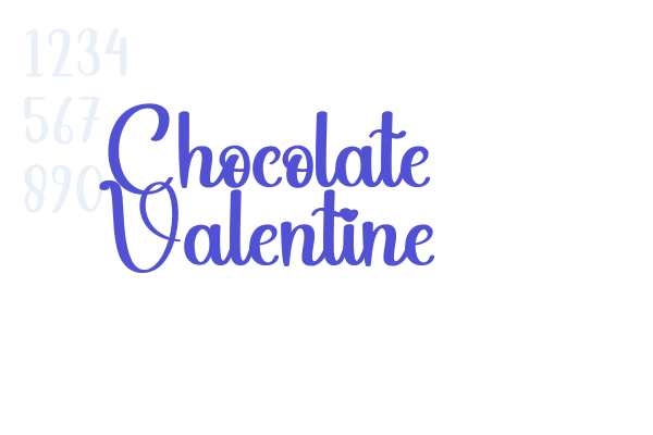 Chocolate Valentine font download