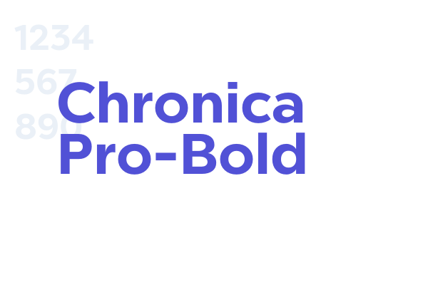 Chronica Pro-Bold font download