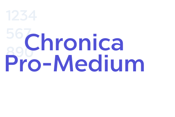 Chronica Pro-Medium font download