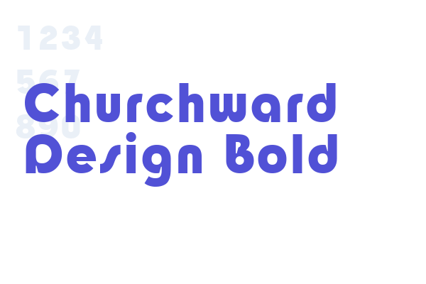 Churchward Design Bold font download