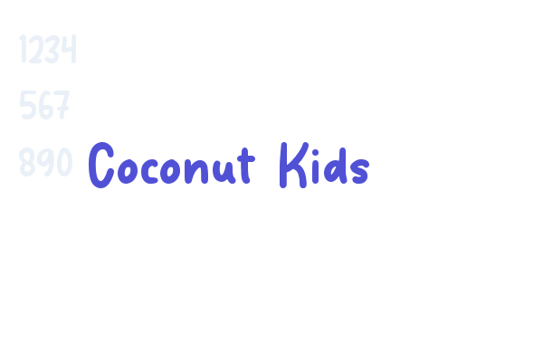 Coconut Kids font download