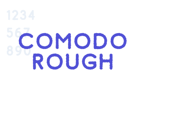 Comodo Rough font download