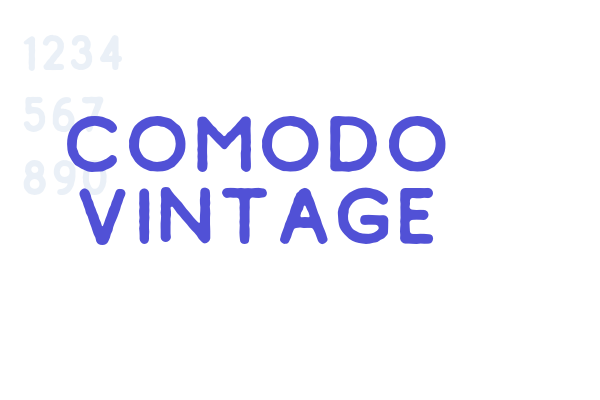 Comodo Vintage font download