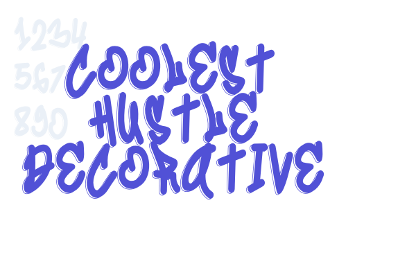 Coolest Hustle Decorative font download