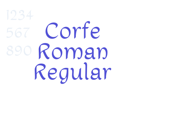 Corfe Roman Regular font download