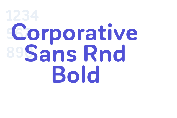 Corporative Sans Rnd Bold font download