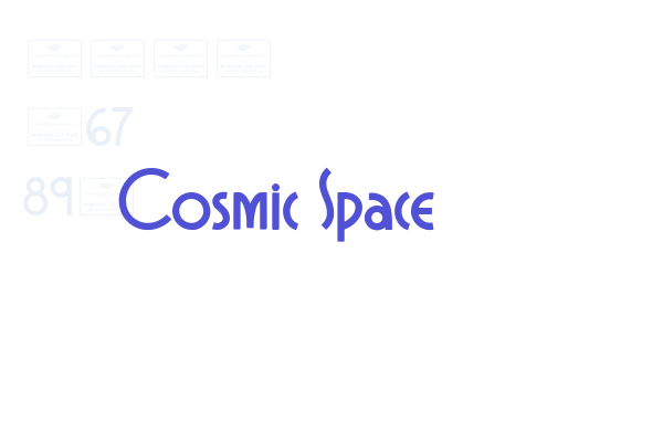 Cosmic Space font download