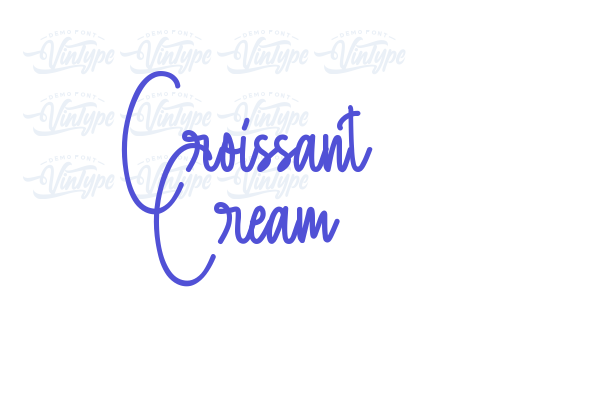 Croissant Cream font download