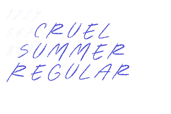 Cruel Summer Regular font download