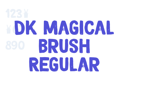 DK Magical Brush Regular font download