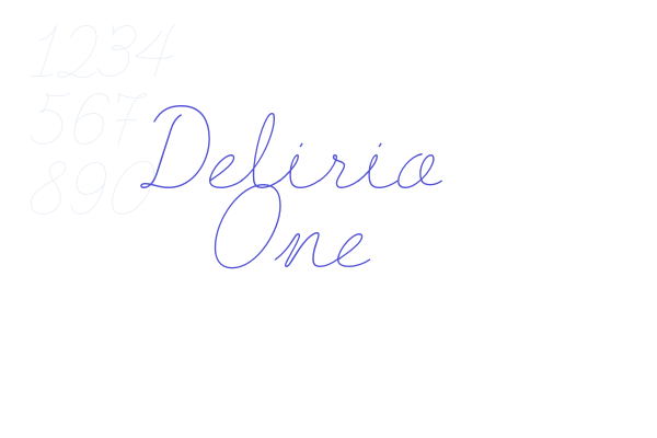 Delirio One font download