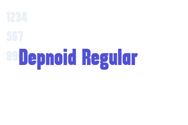 Depnoid Regular font download